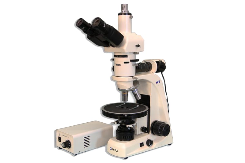 Meiji Techno ML7530 Bright Field Darkfield Trinocular Metallurgical Microscope